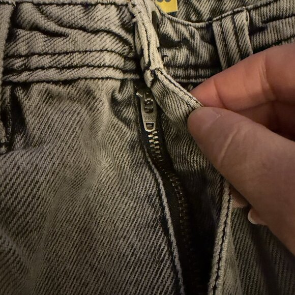 Empyre Relax Jeans Mens Size 30 Acid Wash Loose Baggy Grey Skater Grunge 90s Y2K - Picture 9 of 9